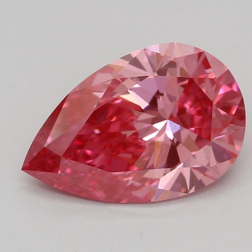 1.05 Ct. Fancy Vivid Pink Pear Lab Grown Diamond