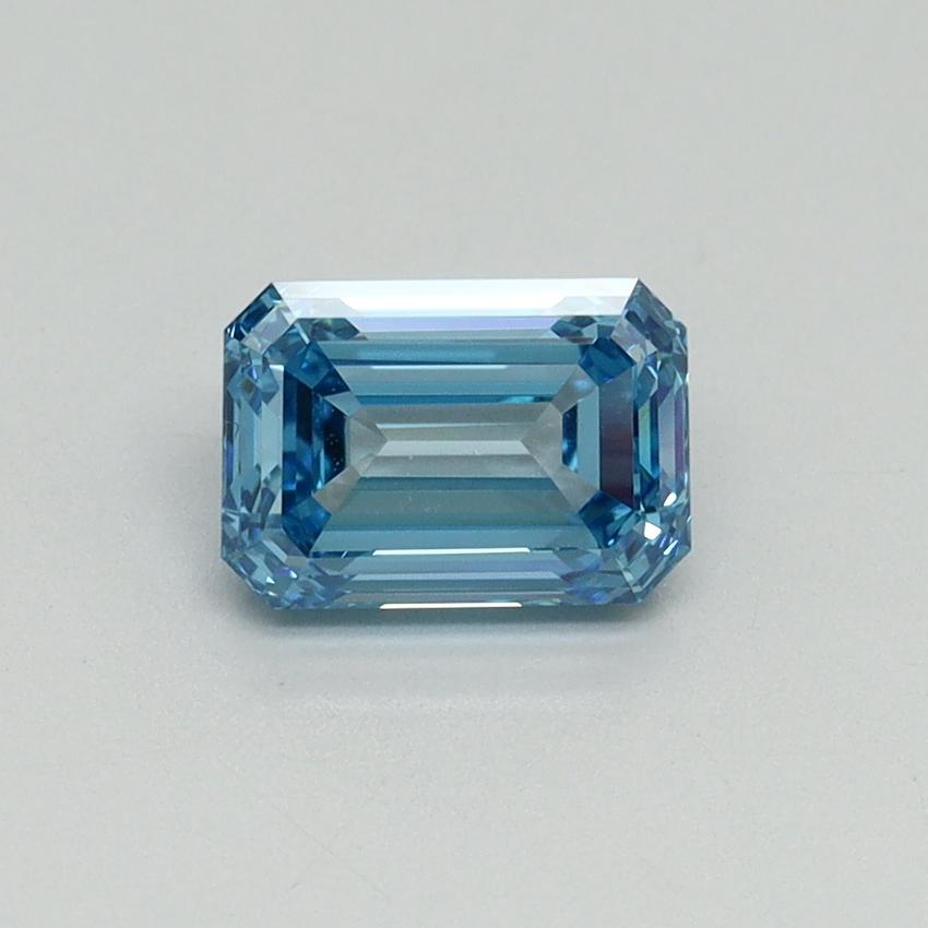 1.02 Ct. Fancy Vivid Blue Emerald Lab Grown Diamond