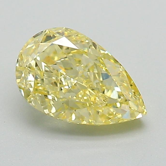 1.10 Ct. Fancy Intense Yellow Pear Lab Grown Diamond