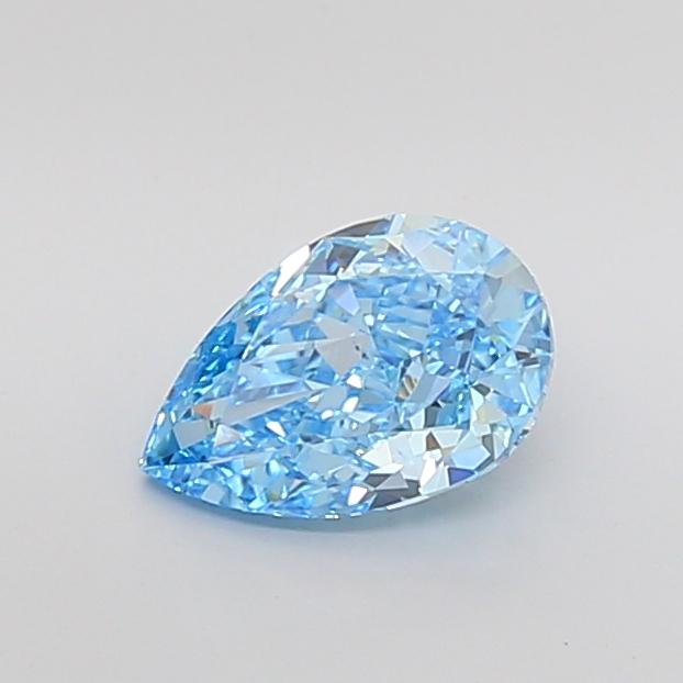 2.01 Ct. Fancy Vivid Blue Pear Lab Grown Diamond