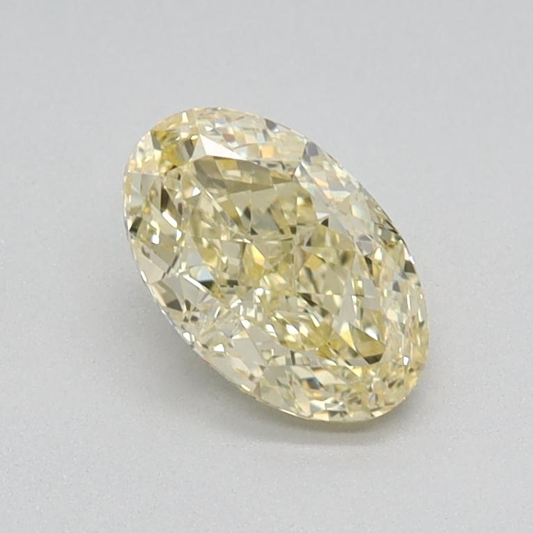 0.57 Ct. Fancy Yellow Oval Lab Grown Diamond