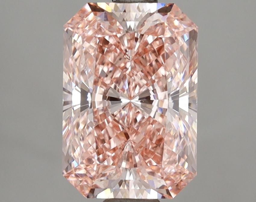 2.54 Ct. Fancy Vivid Pink Radiant Lab Grown Diamond