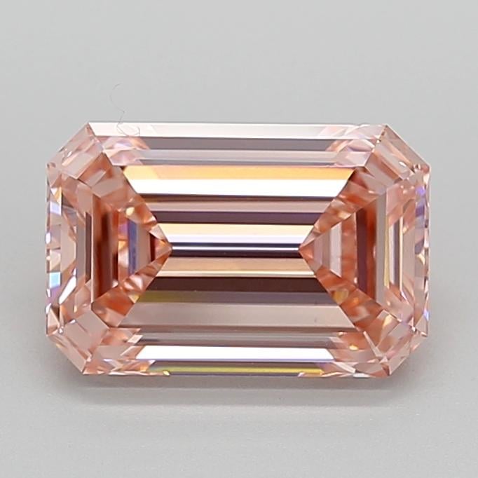 2.87 Ct. Fancy Intense  Pink Emerald Lab Grown Diamond