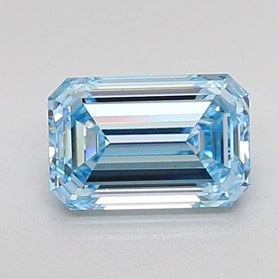 2.00 Ct. Fancy Intense Blue Emerald Lab Grown Diamond