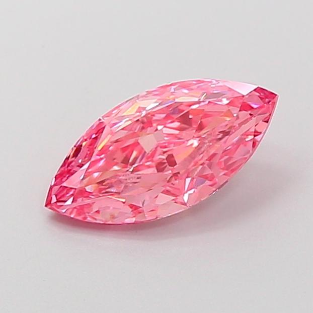 1.32 Ct. Fancy Vivid Pink Marquise Lab Grown Diamond