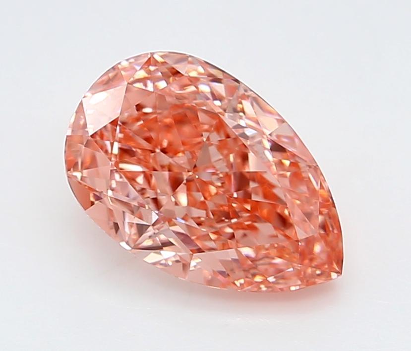 2.09 Ct. Fancy Vivid  Pink Pear Lab Grown Diamond