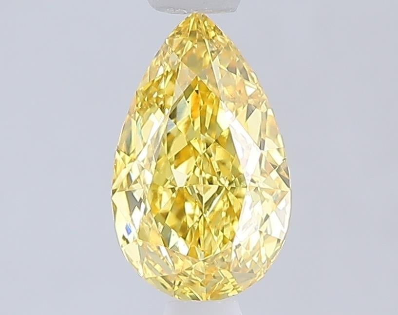 1.05 Ct. Fancy Vivid Yellow Yellow Pear Lab Grown Diamond