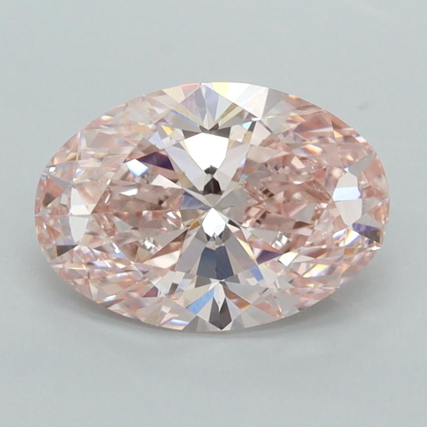 2.06 Ct. Fancy Vivid  Pink Oval Lab Grown Diamond