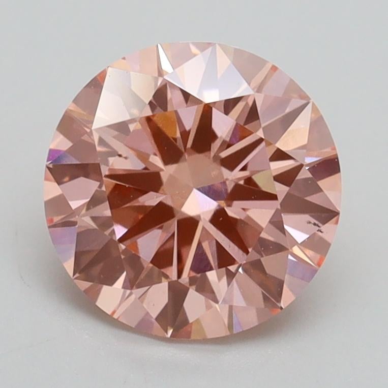 1.70 Ct. Fancy Intense Pink Round Lab Grown Diamond