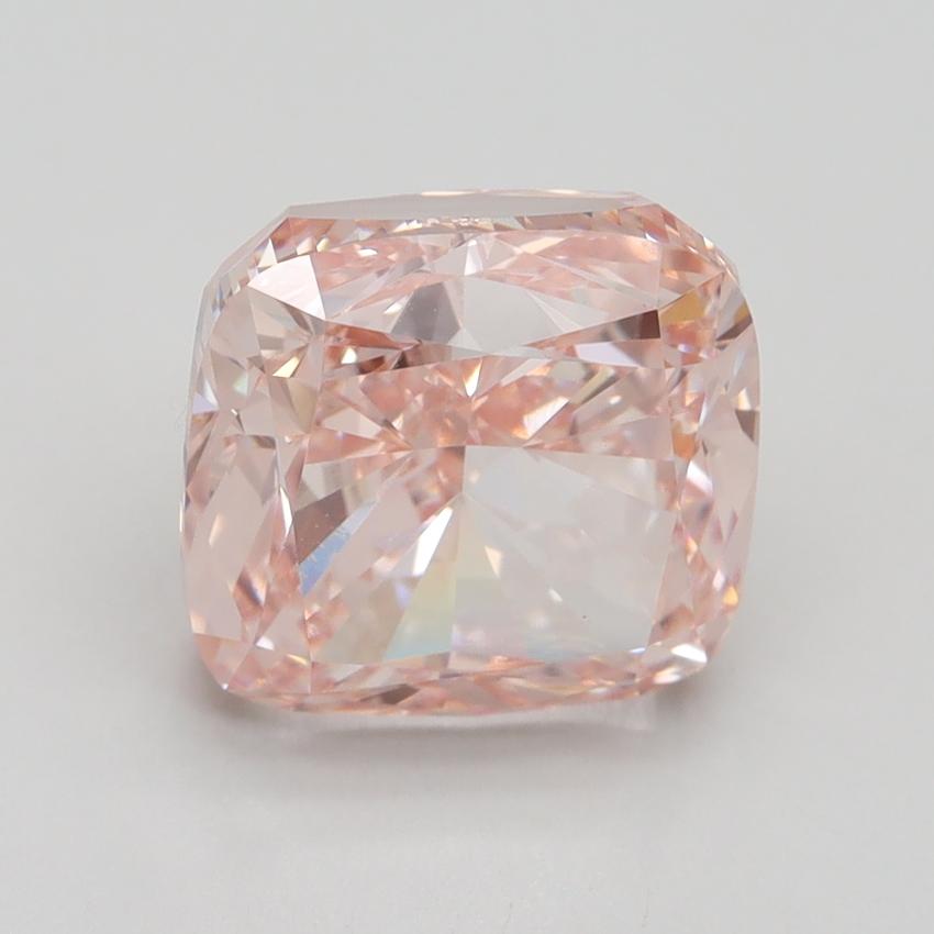 5.02 Ct. Fancy Intense Pink Cushion Lab Grown Diamond
