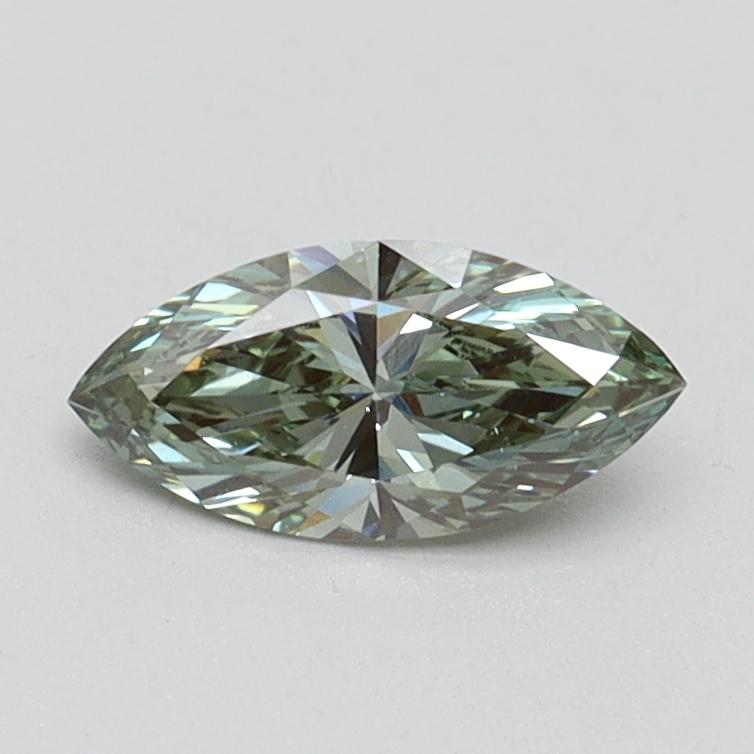 0.50 Ct. Fancy Intense Green Marquise Lab Grown Diamond