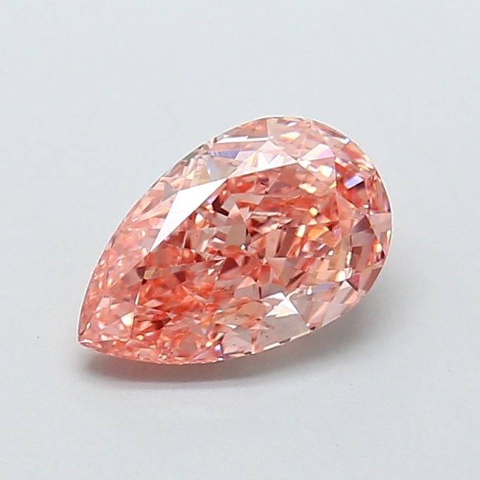 1.59 Ct. Fancy Intense Brownish Pink Pear Lab Grown Diamond