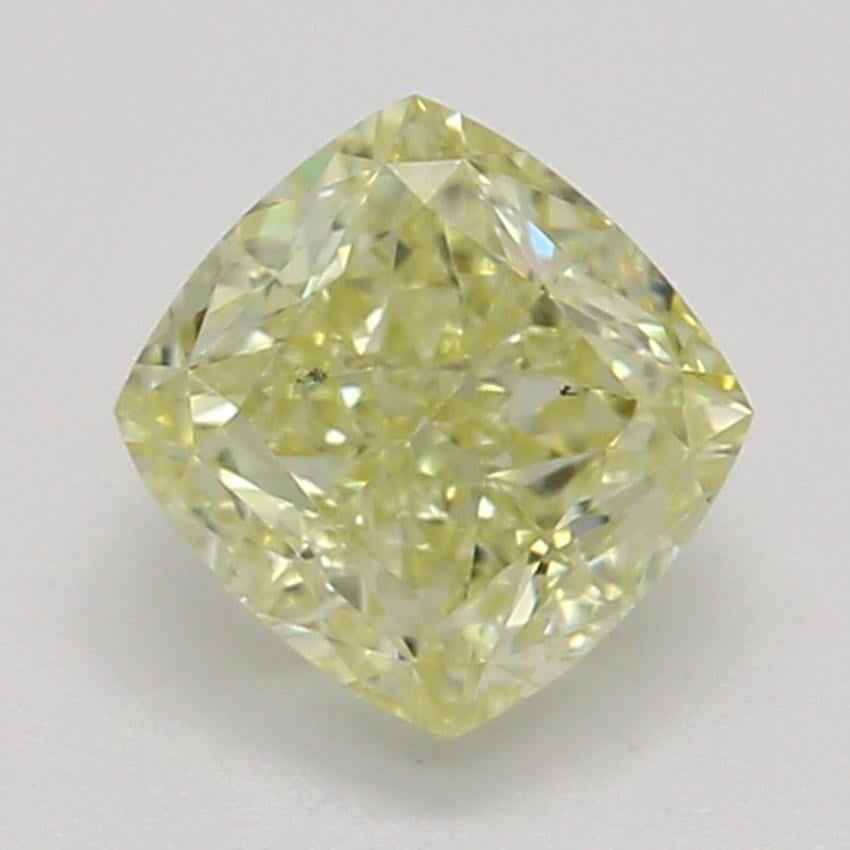 0.50 Ct. Fancy Yellow Cushion Diamond
