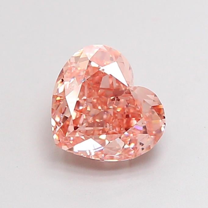 1.74 Ct. Fancy Intense Pink Heart Lab Grown Diamond