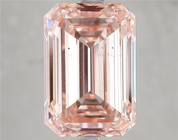 7.11 Ct. Fancy Intense Pink Emerald Lab Grown Diamond