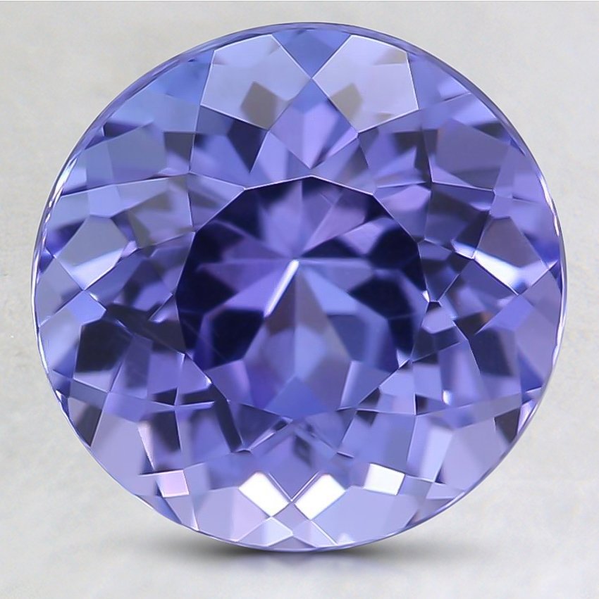 9.1mm Premium Purple Round Tanzanite