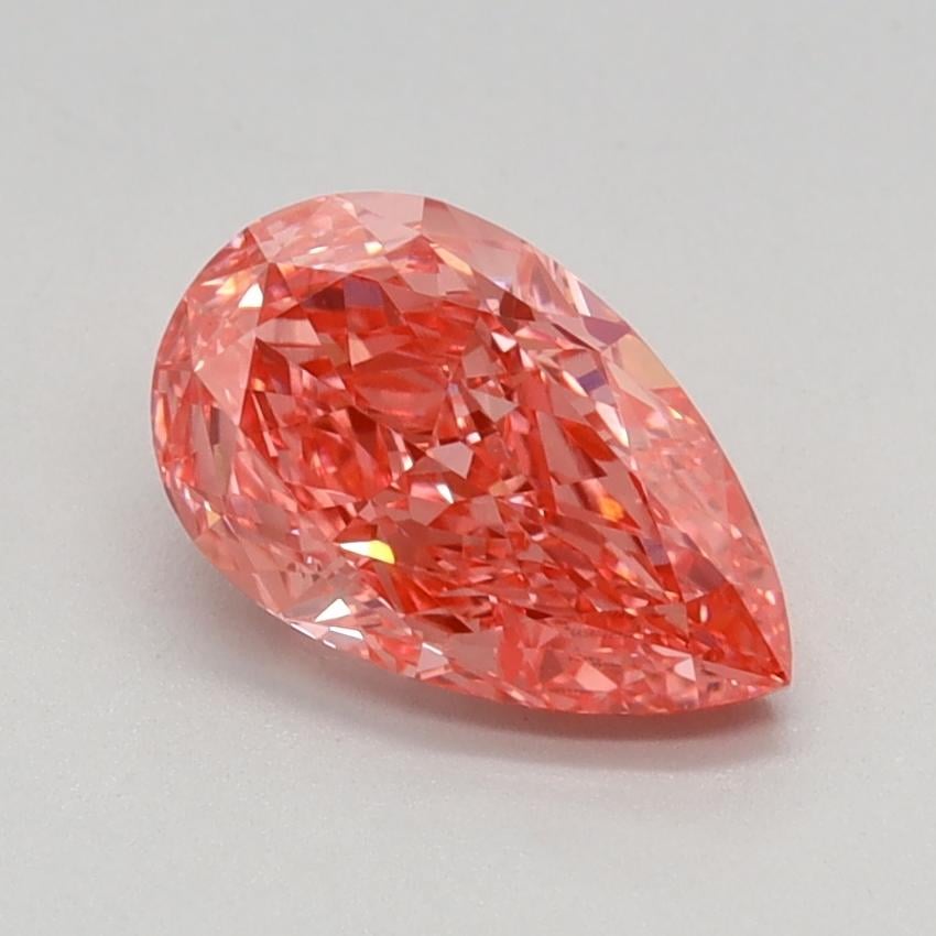 1.13 Ct. Fancy Vivid Pink Pear Lab Grown Diamond