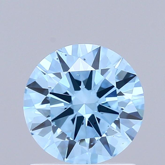 1.00 Ct. Fancy Vivid Blue Round Lab Grown Diamond