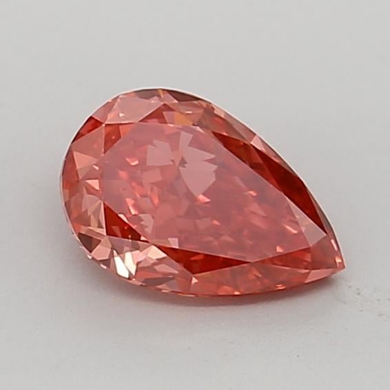 1.09 Ct. Fancy Vivid  Pink Pear Lab Grown Diamond