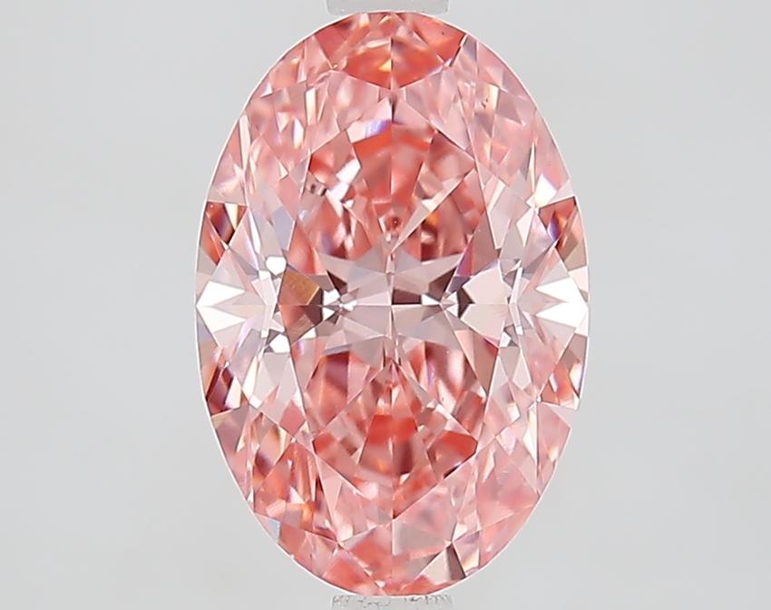 2.32 Ct. Fancy Vivid Pink Oval Lab Grown Diamond