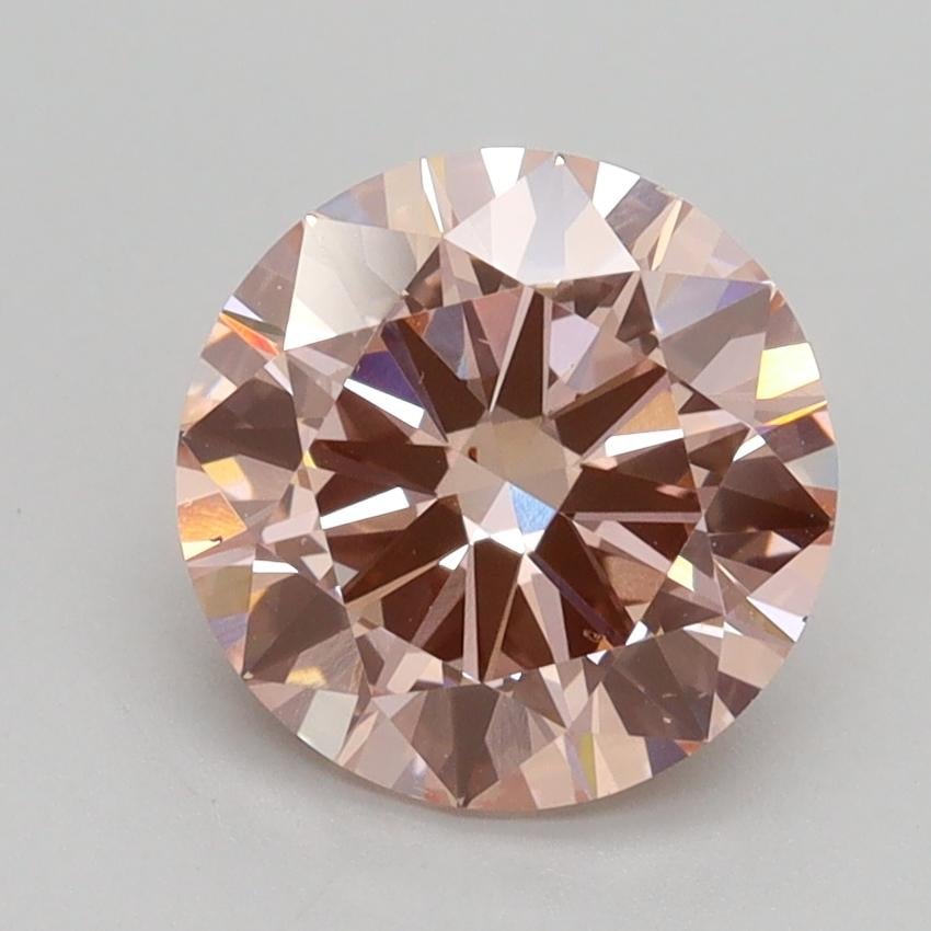 2.00 Ct. Fancy Intense Pink Round Lab Grown Diamond