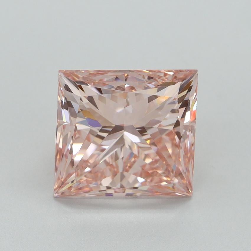 5.00 Ct. Fancy Vivid Pink Princess Lab Grown Diamond