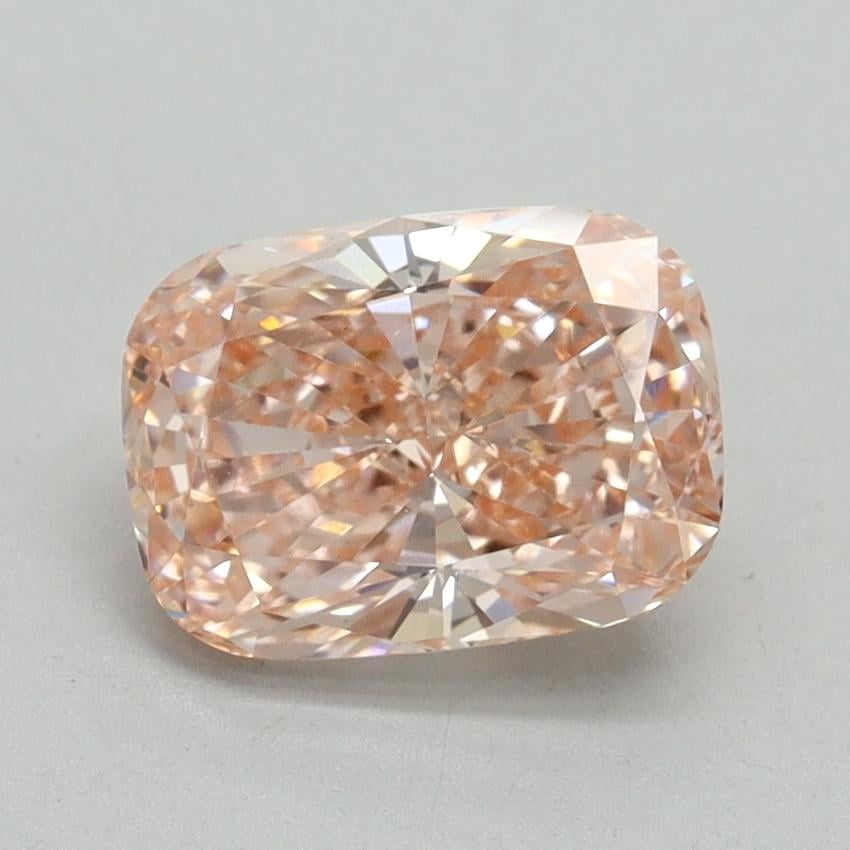 1.68 Ct. Fancy Vivid Pink Cushion Lab Grown Diamond