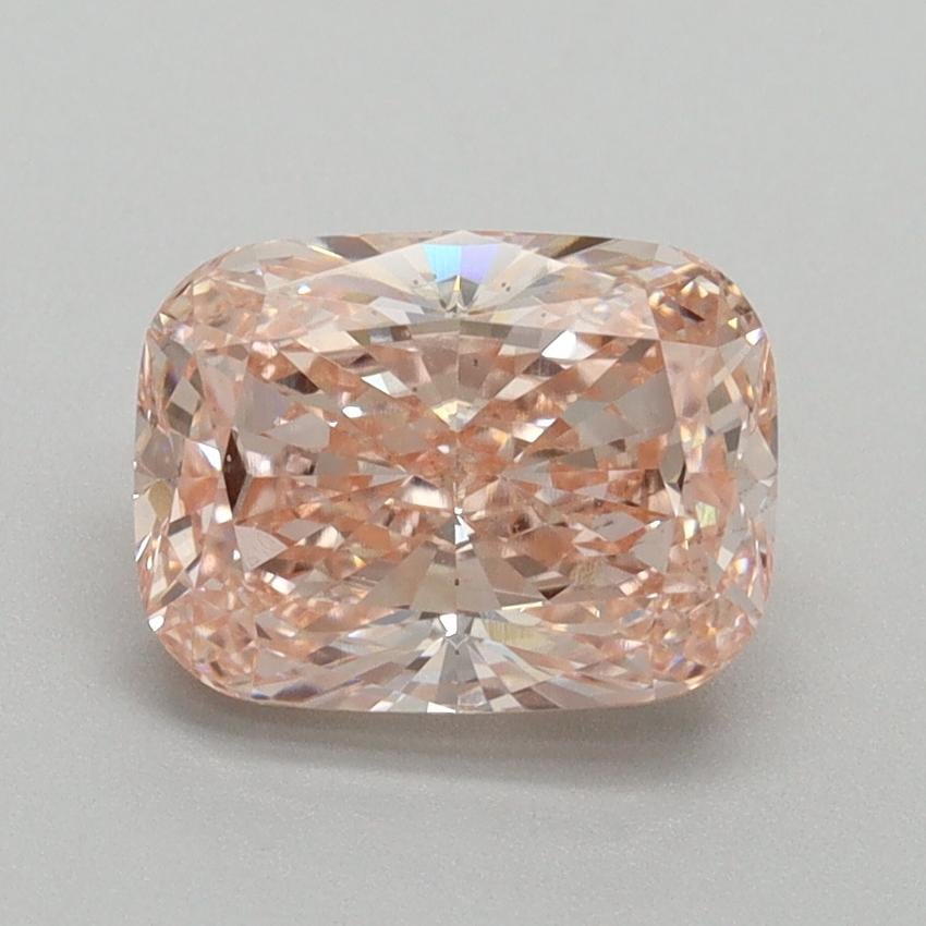2.01 Ct. Fancy Intense Pink Cushion Lab Grown Diamond