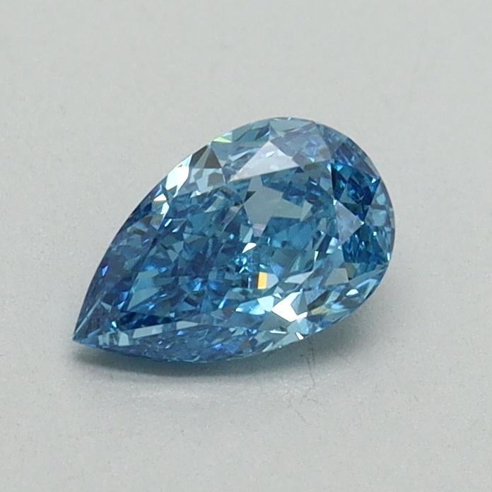 0.50 Ct. Fancy Vivid Blue Pear Lab Grown Diamond