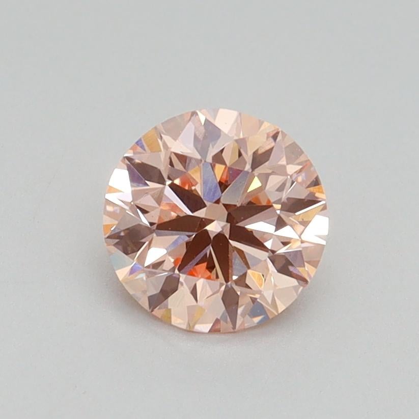 0.81 Ct. Fancy Intense Pink Round Lab Grown Diamond