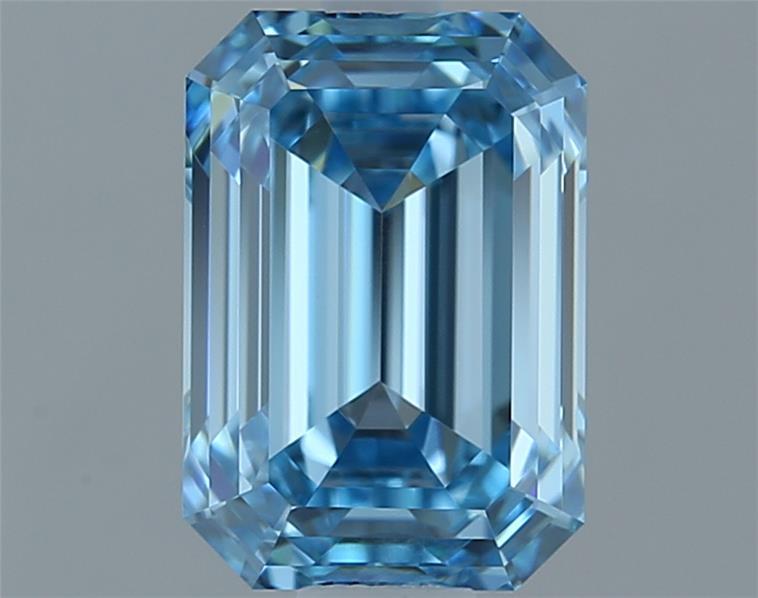 1.02 Ct. Fancy Vivid Blue Emerald Lab Grown Diamond