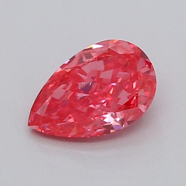 0.32 Ct. Fancy Vivid  Pink Pear Lab Grown Diamond