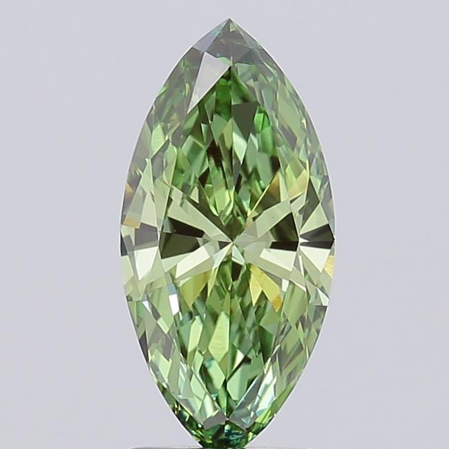 1.47 Ct. Fancy Vivid Green Marquise Lab Grown Diamond