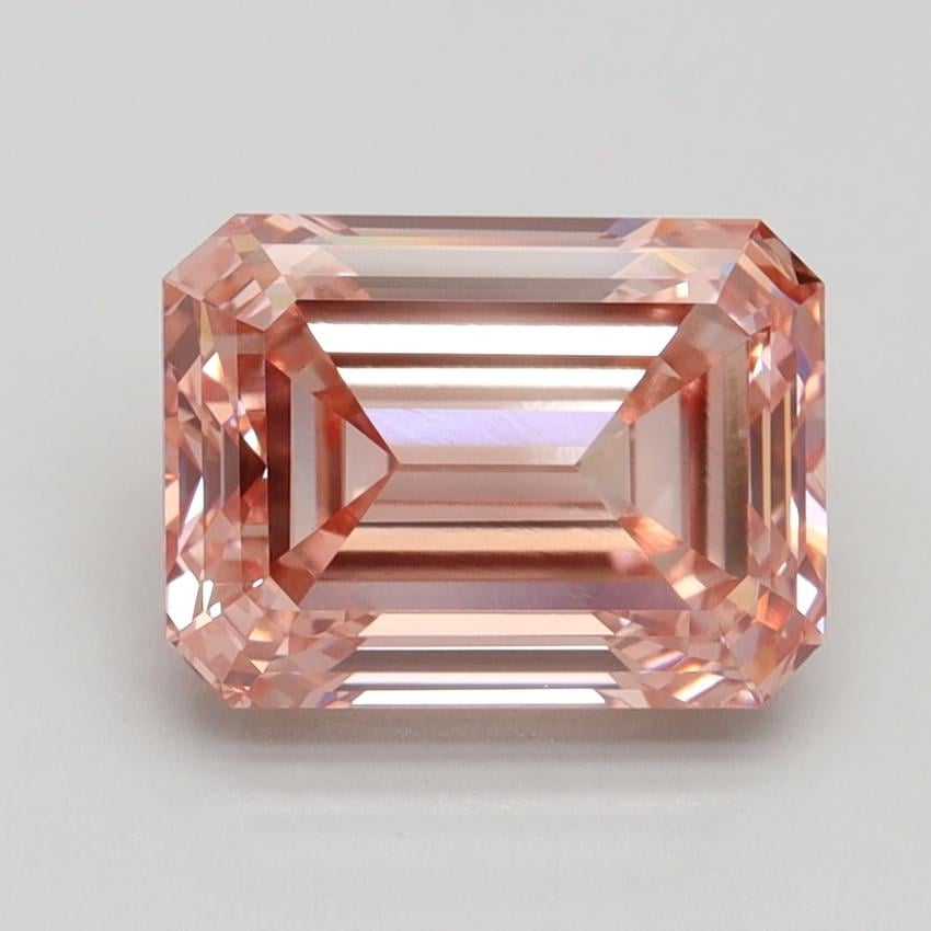 3.06 Ct. Fancy Intense Pink Emerald Lab Grown Diamond