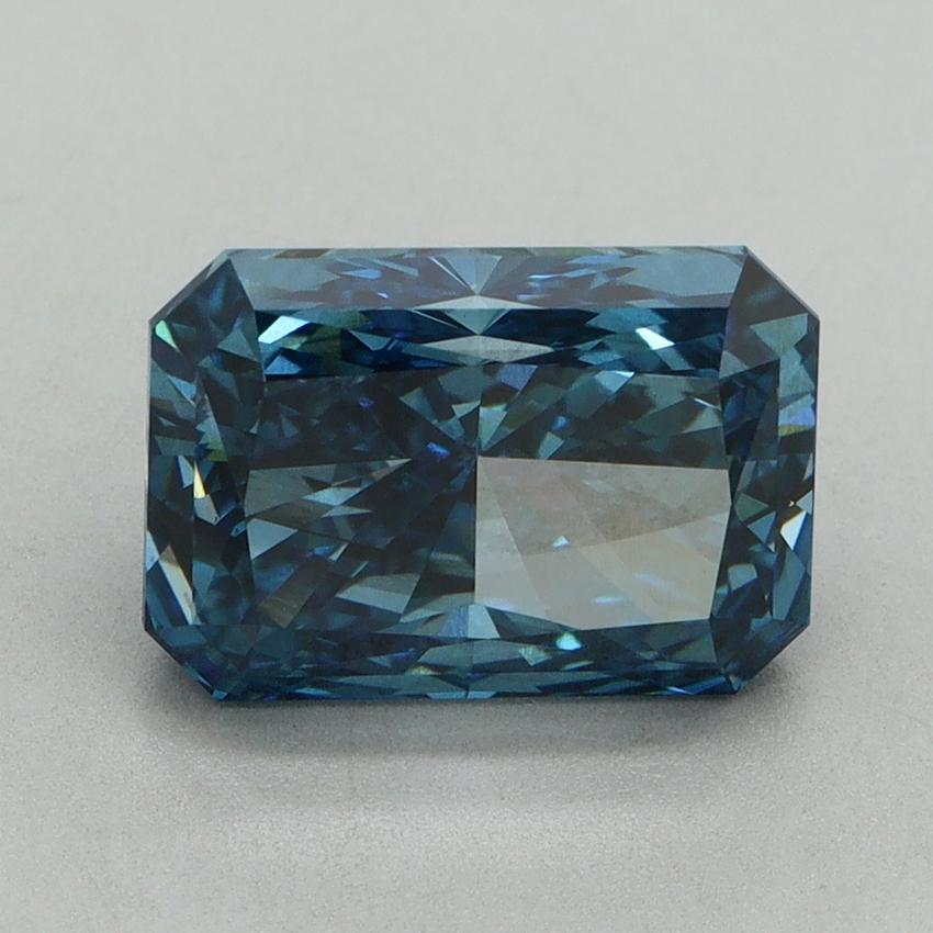 3.19 Ct. Fancy Vivid Blue Radiant Lab Grown Diamond