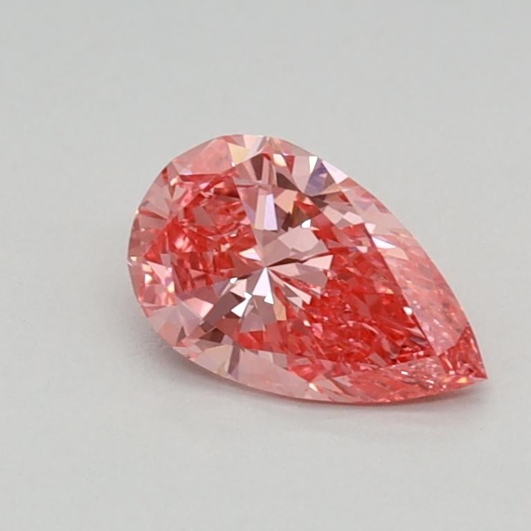 0.42 Ct. Fancy Vivid Pink Pear Lab Grown Diamond