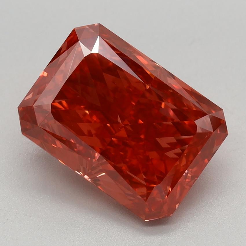 2.64 Ct. Fancy Vivid Pink Radiant Lab Grown Diamond