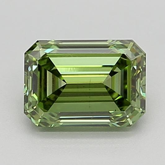 1.09 Ct. Fancy Vivid  Green Emerald Lab Grown Diamond
