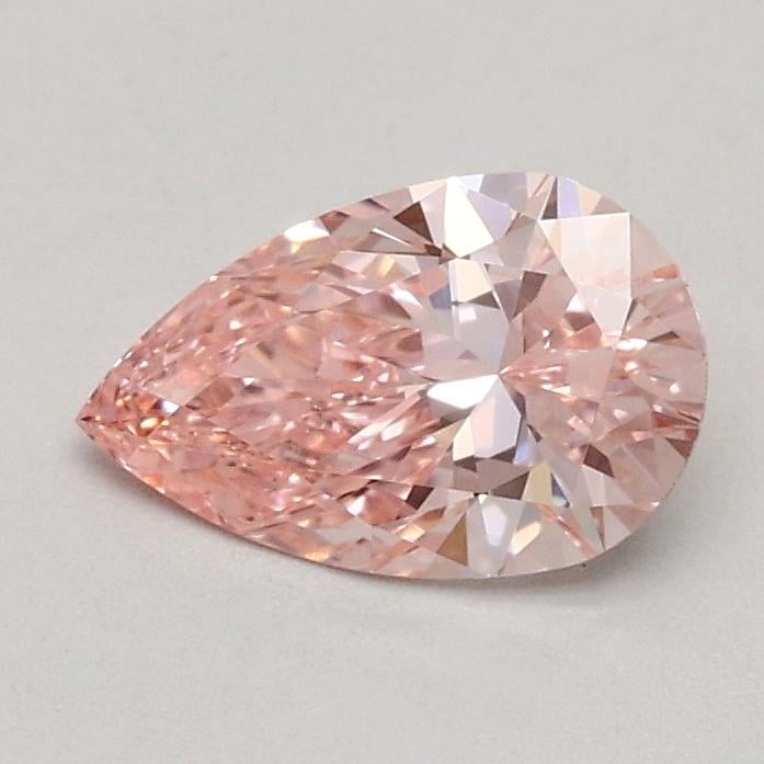 0.50 Ct. Fancy Vivid Pink Pear Lab Grown Diamond