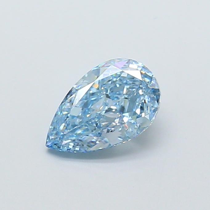 1.57 Ct. Fancy Vivid Blue Pear Lab Grown Diamond