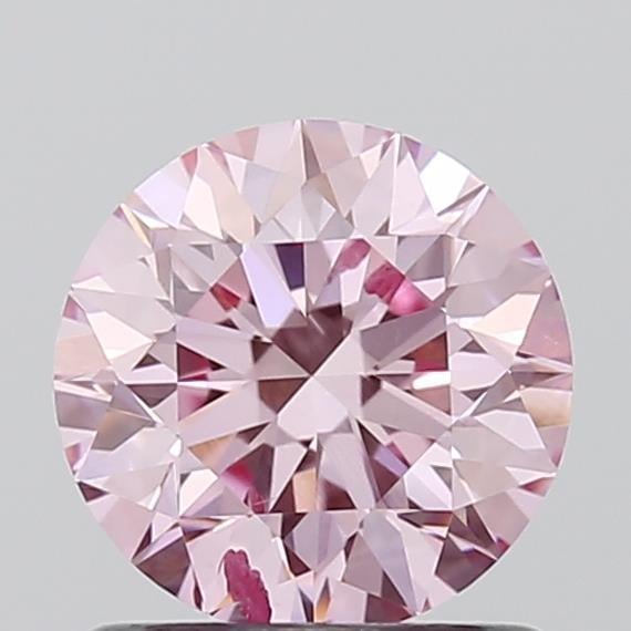 0.97 Ct. Fancy Intense Pink Round Lab Grown Diamond