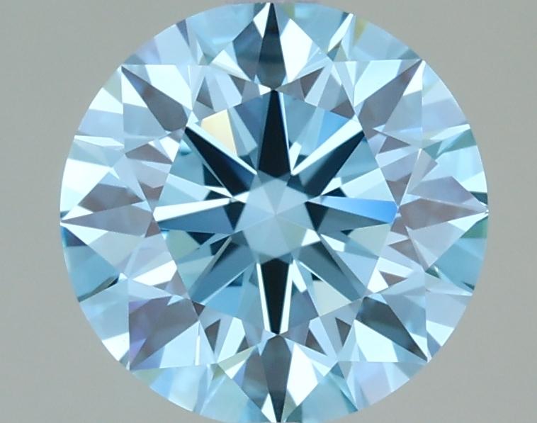 1.98 Ct. Fancy Vivid  Blue Round Lab Grown Diamond
