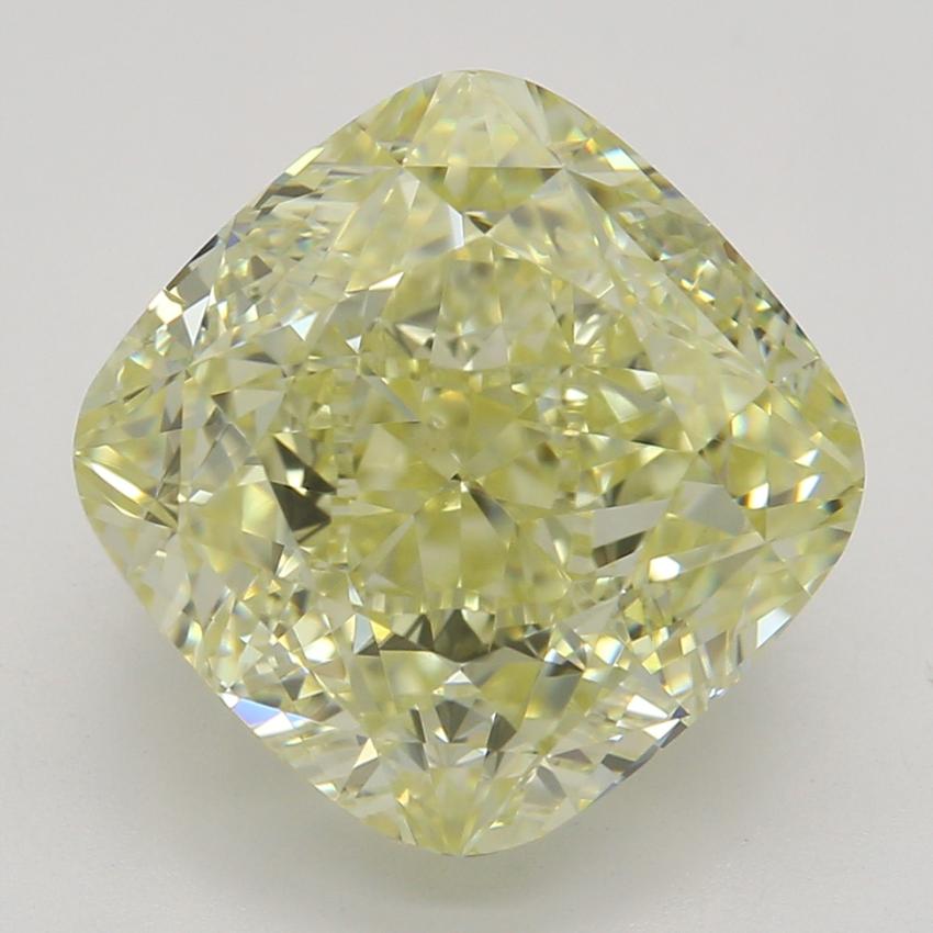 4.02 Ct. Fancy Yellow Cushion Diamond
