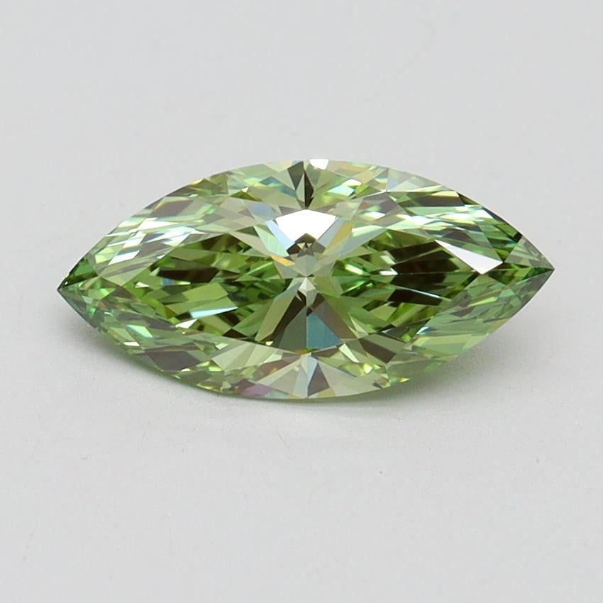 1.06 Ct. Fancy Intense Green Marquise Lab Grown Diamond