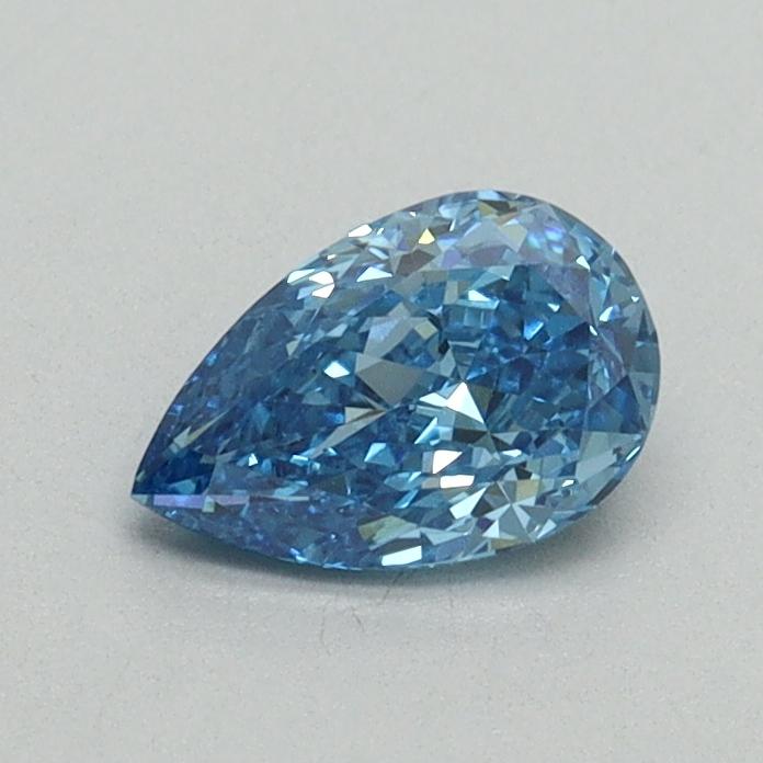 0.54 Ct. Fancy Vivid Blue Pear Lab Grown Diamond