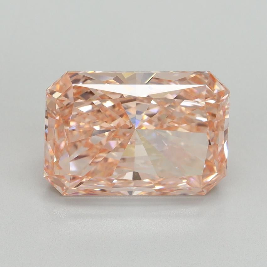 5.17 Ct. Fancy Vivid Pink Radiant Lab Grown Diamond