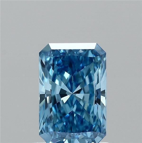 1.01 Ct. Fancy Vivid  Blue Radiant Lab Grown Diamond