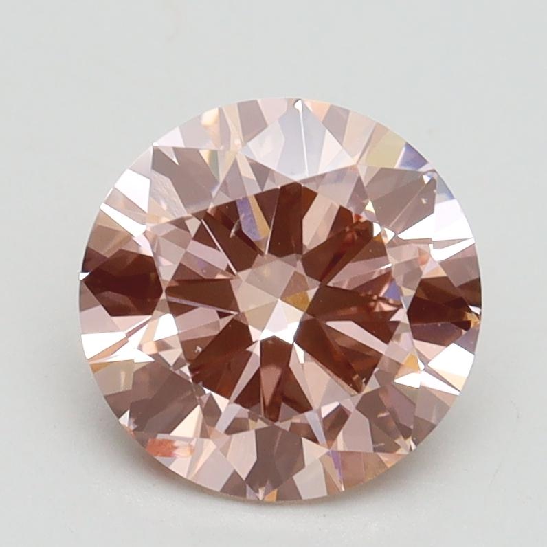 1.70 Ct. Fancy Intense Pink Round Lab Grown Diamond