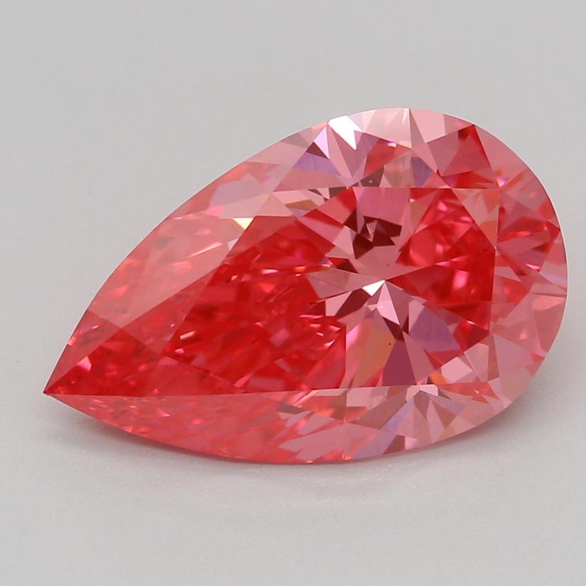 2.04 Ct. Fancy Vivid Pink Pear Lab Grown Diamond
