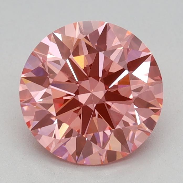 1.03 Ct. Fancy Vivid Pink Round Lab Grown Diamond